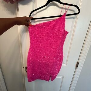 Dillards Midnight doll shoulder Sequence